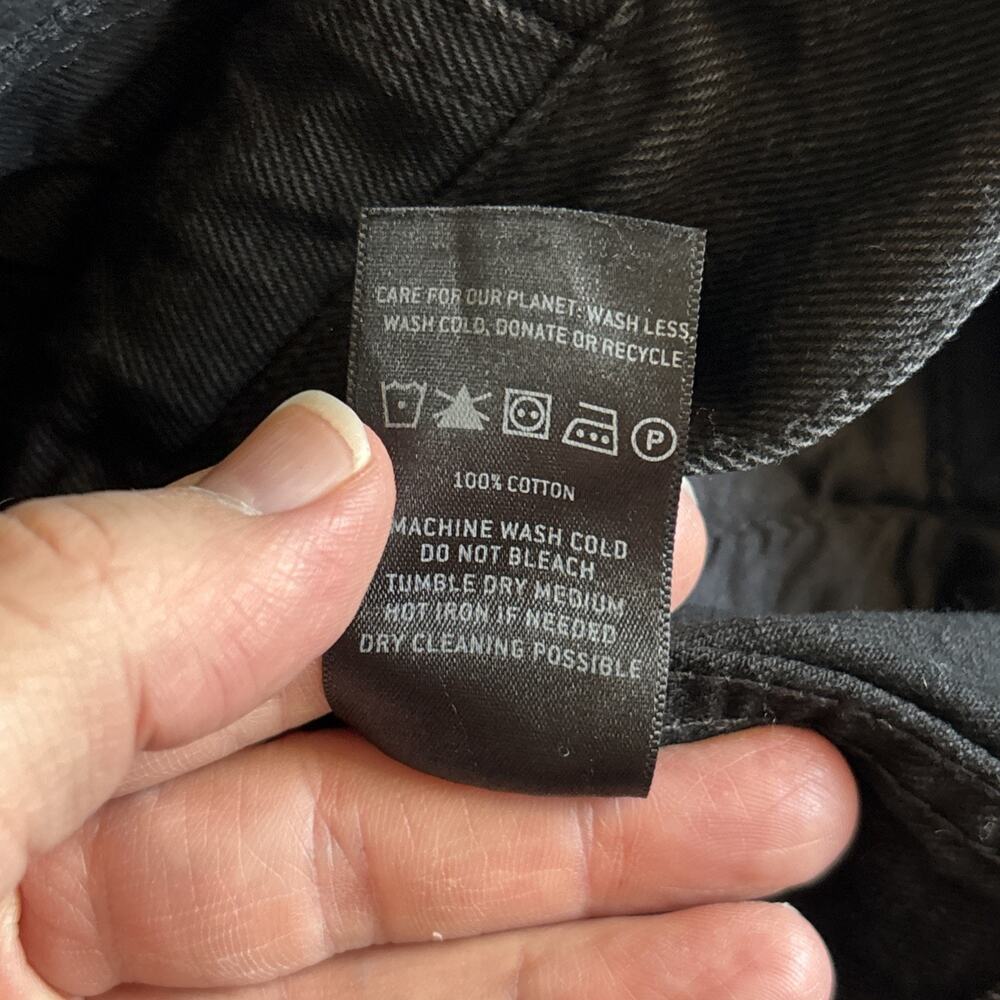 Sunrise Kingdom - black denim jacket in a - size XL - Picture 4 of 7